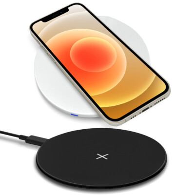 Qi Wireless Charger 15W für Apple iPhone 15 Plus Pro Max Ladegerät Ladestation