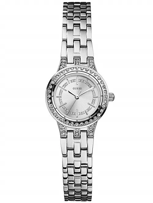 New Authentic GUESS Watch Women s Stainless Steel Bracelet 26mm U10571L1 NWT
