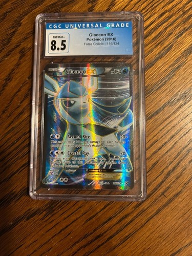 Glaceon-EX graded CGC 8.5 for sale on eBay