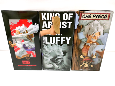 One Piece The Monkey D Luffy Figure Set of 3 Gear5 NIKA 2023