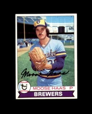 Moose Haas Signed Original 1979 Topps Milwaukee Autograph