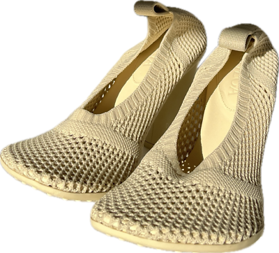 New bottega veneta Retail $950 atomic Mesh Knit cylinder heel pumps sea salt 41