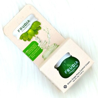 FRUDIA Green Grape Pore Control Cream - 0.35 oz / 10g - Brand NEW
