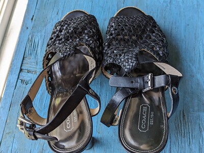 Coach Platform Sandals 9 | eBay