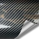 7D Premium Super Gloss Carbon Fiber Vinyl Film Wrap Bubble Free Air Release 6D