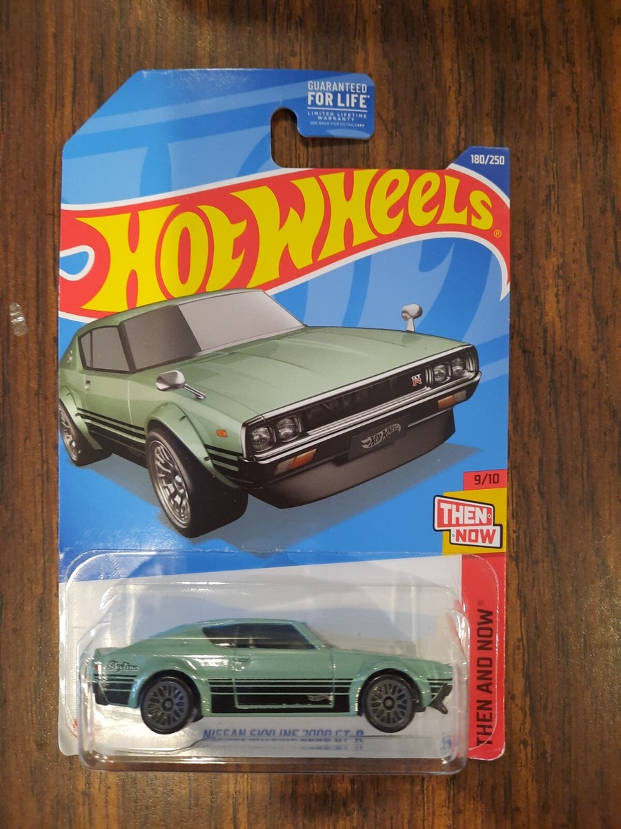 Hot Wheels THEN AND NOW 9/10 Nissan Skyline 2000 GT-R 180/250 | eBay
