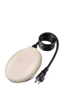 Upgrade Bird Bath Heater for Outdoors in Winter, Pond De-icer 60 Watts Birdba...