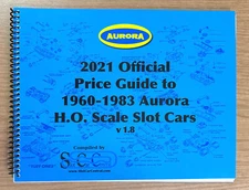 2021 AURORA HO PRICE Guide 1.8 LANDSCAPE issue 1800 Slot Cars 100 Pg Spiral Book
