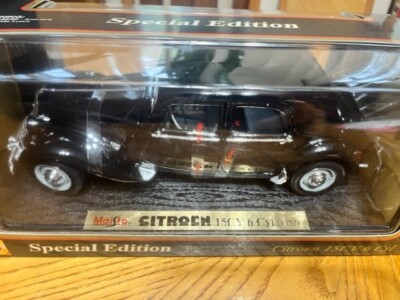 ミニカー Maisto CITROEN 15CV 6 Cyl (1952) 1/18 MAISTO SPECIAL EDITION 1/18 SCALE CITROEN 15CV 6 CYL. !!! BLACK W