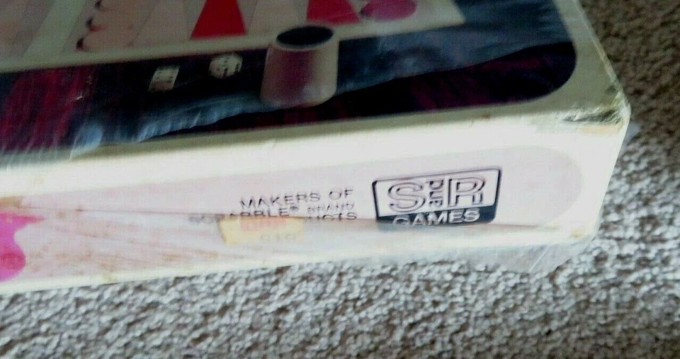 New Vintage Backgammon Game Selchow & Righter 1975 SEALED, Wood Pieces - Image 2 of 3