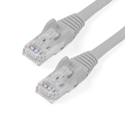 StarTech.com 50cm CAT6 Ethernet Cable - Grey CAT 6 Gigabit Ethernet Wire -650MHz