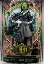 Mattel Wicked Movie Elphaba At Shiz University Fashion Doll. NEW FREE SHIPPING