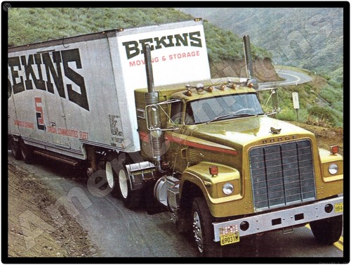 Dodge Trucks Big Horn Bekins Moving & Storage Metal Sign: 9x12" Ships Free