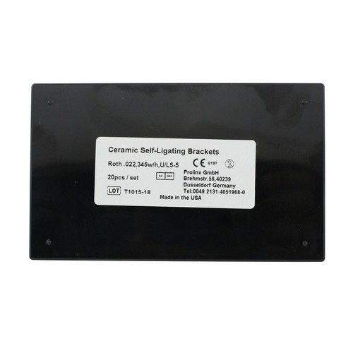 Orthodontic Passive Active Self-Ligating Brackets Ceramic Metal Roth MBT 0.022 - Picture 13 of 120