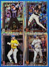 2025 Topps Series 1 & 2 Vets, Rookies, Teams, & Combo cards Tinsel You Pick