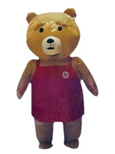 Teddy Bear Inflatable Costume Mascot Adult Cosplay Dress Up