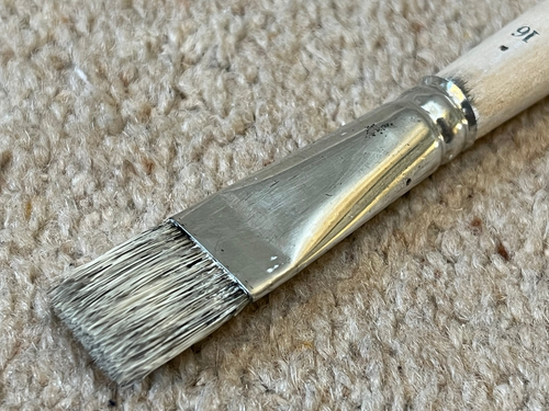 DA VINCI 16MM / 0.25" NATURAL PAINT BRUSH  WITH WOODEN HANDLE MADE IN GERMANY - Picture 2 of 8