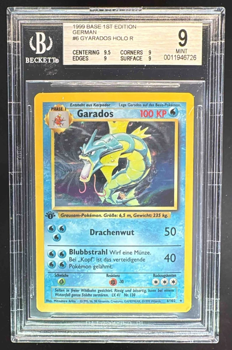 Individual Trading Card Games Pokémon TCG German 1st Edition for