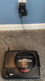 SEGA Genesis Systems with CONTROLLERS, Power Base,  10 GAMES, &  Untested