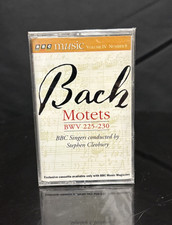 SEALED Bach - Motets - 1996 BBC Music Cassette Tape