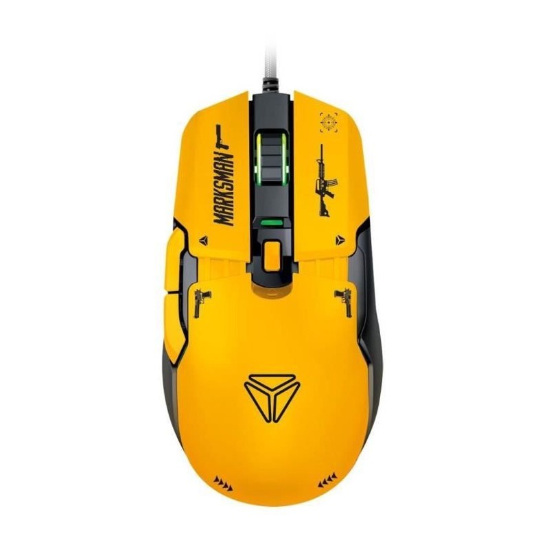 Souris gaming Yenkee Marksman YMS 3600YW filaire jaune