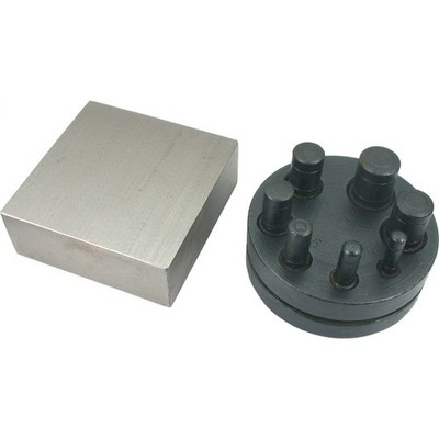 7pc Disc Cutter Punch & Jewelers Flat Bench Anvil Tool Jewelry Repair Tool Tools