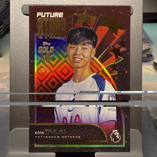 Topps Premier League Gold 25/26 Kota Takai Rookie RC Tottenham Hotspur /5
