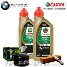 Tagliando BMW C 400 GT-X 2018-2025 / C400 Kit Castrol Ultimate Filtro Candela