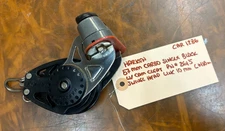 HARKEN 57MM CARBO SINGLE BLOCK W/ CAM CLEAT PN#2615 SWIVEL HEAD LINE 10MM...