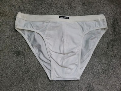 Bruno Banani Basic Easy Underwear White Cotton Sportslip Brief Size M / 32in