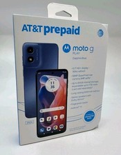 New  Sealed - Motorola Moto G Play 2024 Blue At t Prepaid Smartphone 64GB