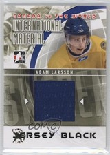 2011 ITG Canada VS the World Black Jersey Fall Expo 1/1 Adam Larsson #IMM-01 2a8