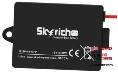 HJ26-16-GFP-FBA Generator Start Battery,12V 19.2Wh 96CCA, GENMAX OEM Part,