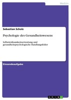 Sebastian Scholz | Psychologie Des Gesundheitswesens | Taschenbuch | Deutsch
