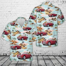 1959 Austin Healey Bugeye Sprite Hawaiian Shirt