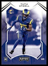 2021 Panini Playoff Tutu Atwell Rookie Los Angeles Rams #219