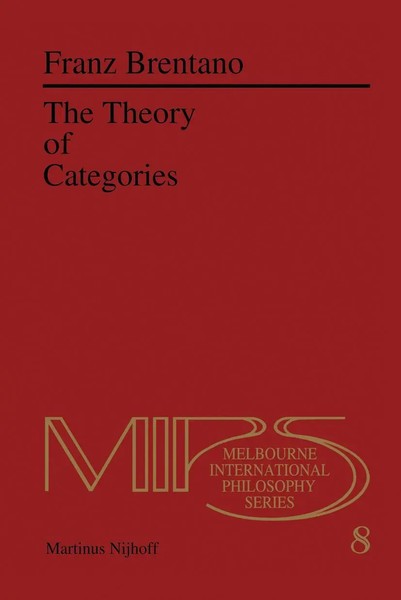 F. C. Brentano | The Theory Of Categories | Buch | Englisch (1981) | Ix-image