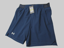Under Armour UA Vanish Woven 6  Shorts Blue Athletic Gym Size Medium Mens