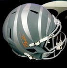 TREY HENDRICKSON Signed Full Size REPLICA Helmet SLATE Bengals Metabilia COA