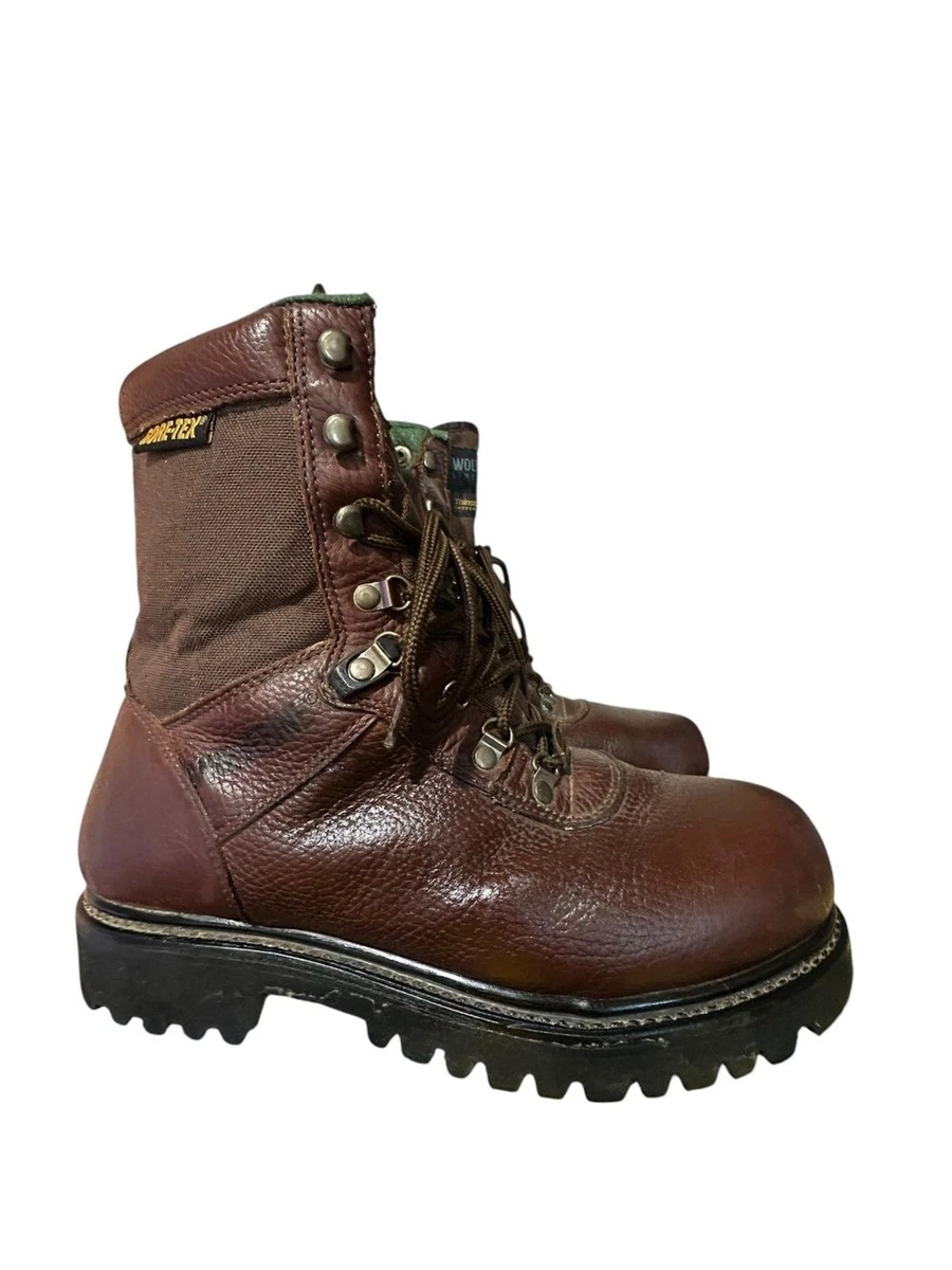 Wolverine Men\'s Size 9 M Gore Tex Thinsulate Ultra Leather Work Boots 03850 Wolverine 3850 Big Horn Wolverine Unsulated GORE-TEX 8 Inch Boot main image 2