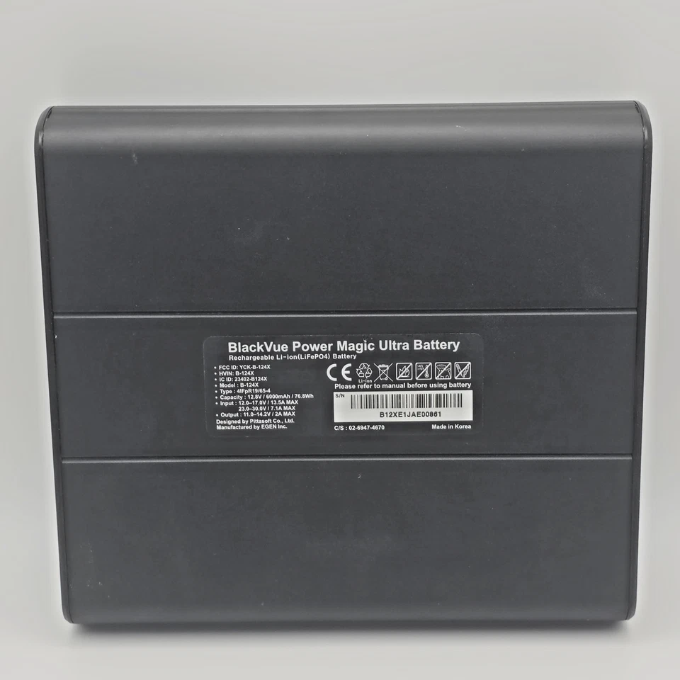 Batería BlackVue B-124X Ultra Foto 3 de 4