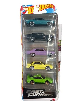 2025 HOT WHEELS MULTI-PACK ''FAST & FURIOUS ''5'' CAR SET - NEW !!