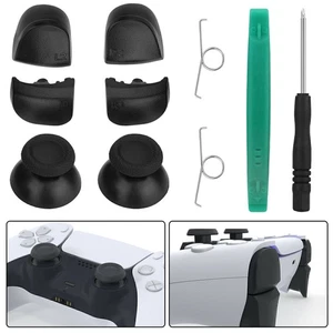 Jeu R1R2L1L2 Kit de tournevis à bouton de poignée pour PS5 V1 Contrôleurs seulement