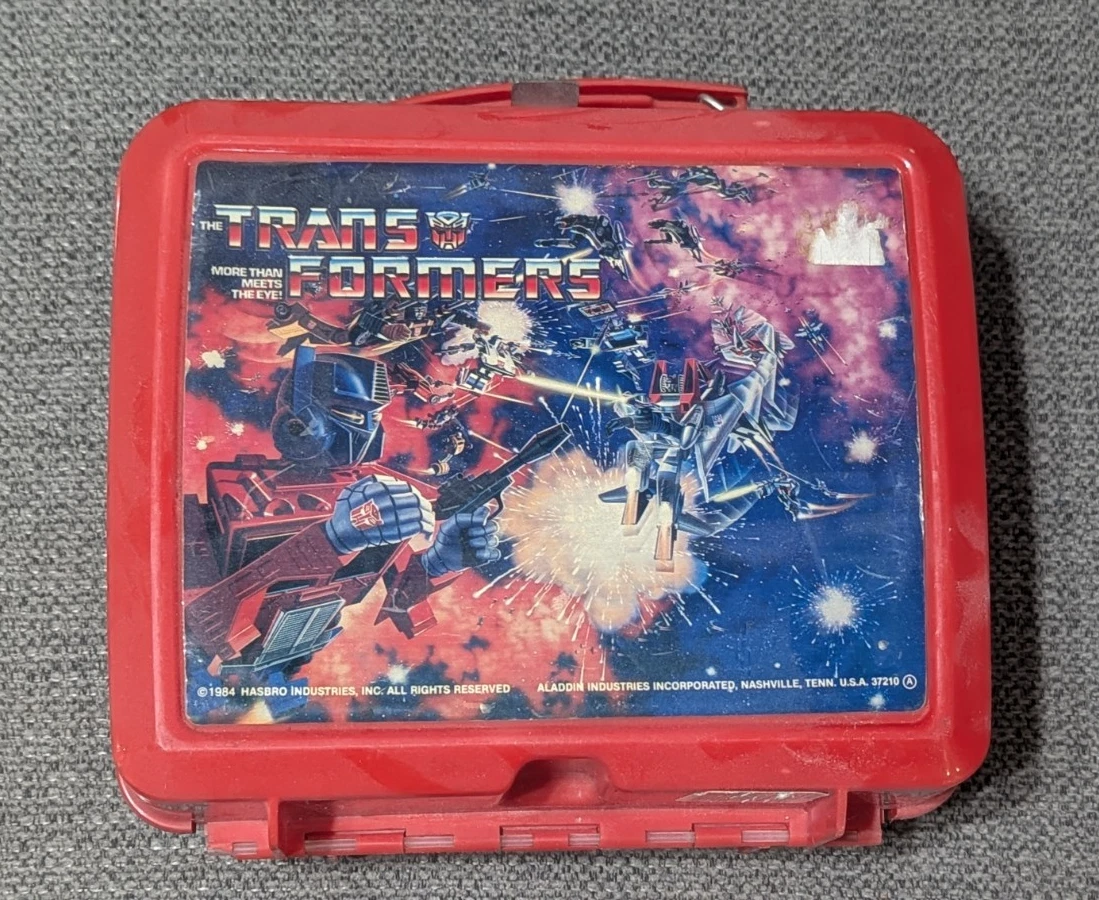 Transformers Lunch Indiana Collectible Plastic Lunchboxes (1970