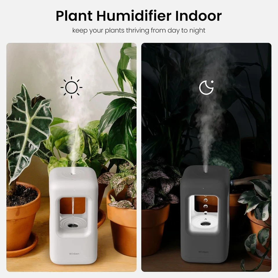 600ml Humidifiers for Bedroom Room Office Cool Mist Air Easy to Clean Indoor - Image 4 of 4