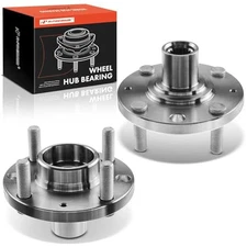  2 x Front Wheel Hub Assembly with 4-Lug without Bearing Compatible Pack of 2