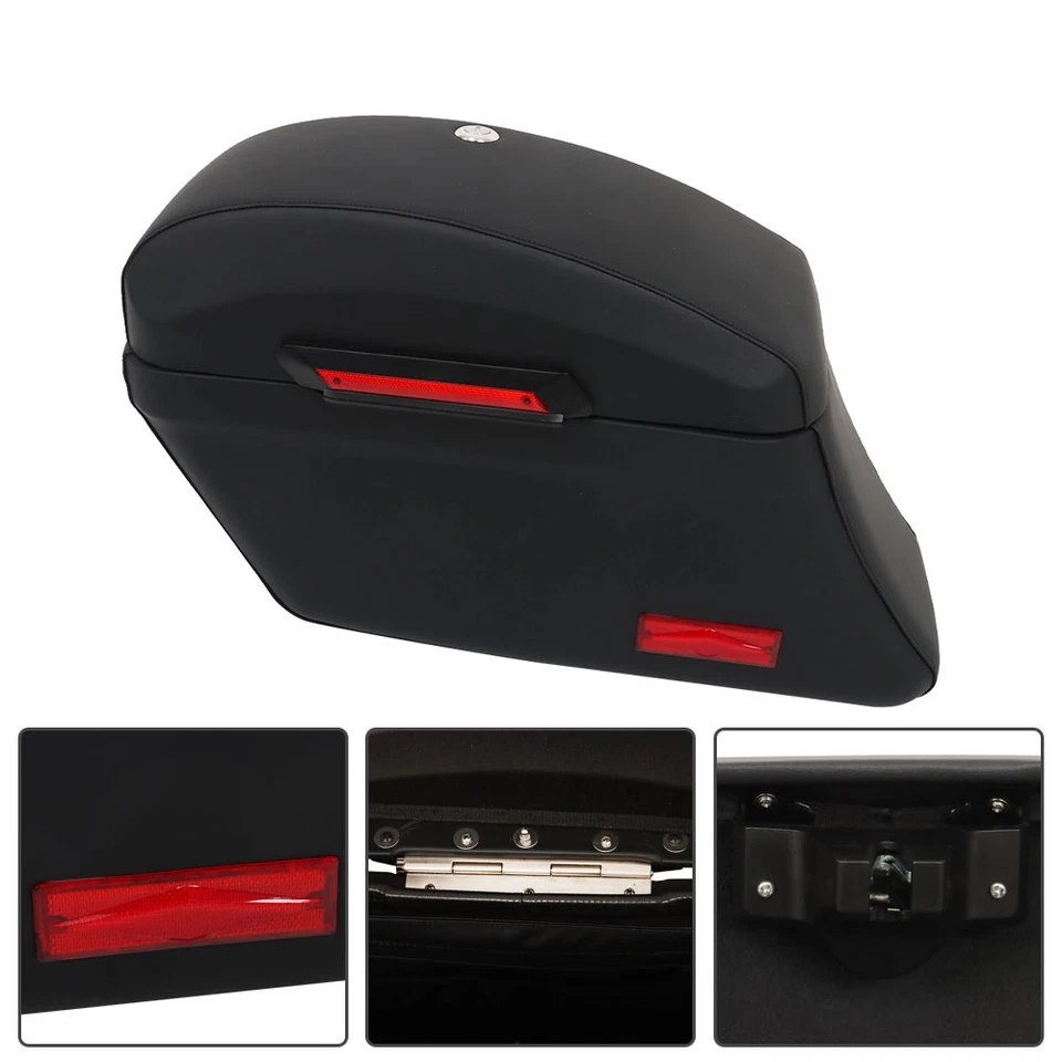 Kit de montaje de alta resistencia alforjas duras clásicas para Yamaha Kawasaki Honda Foto 4 de 4