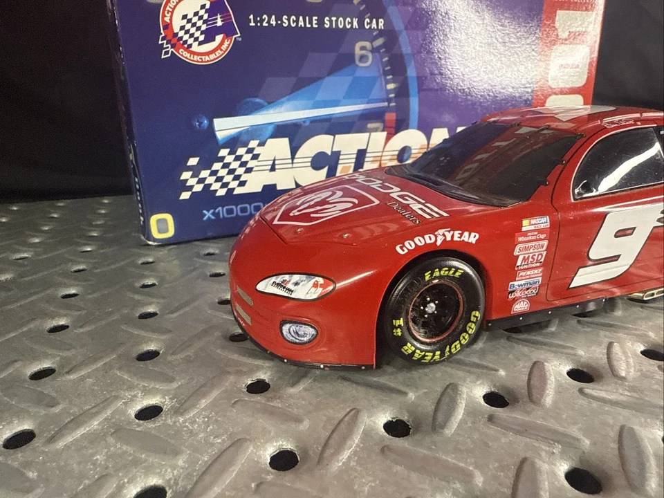 Banco ventana BILL ELLIOTT #9 DODGE 2001 INTREPID R/T acción 1/24 Foto 4 de 4