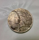 1923 Vintage United States US Peace Silver Dollar Coin