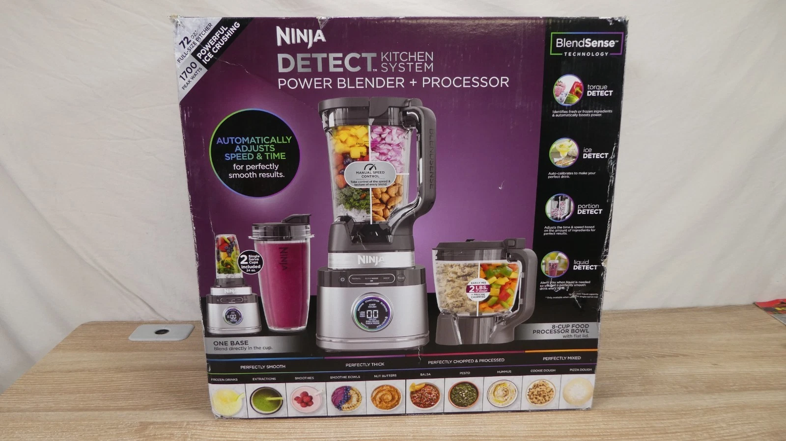 Ninja Detect Kitchen System Power Blender Processor TB400 1700W